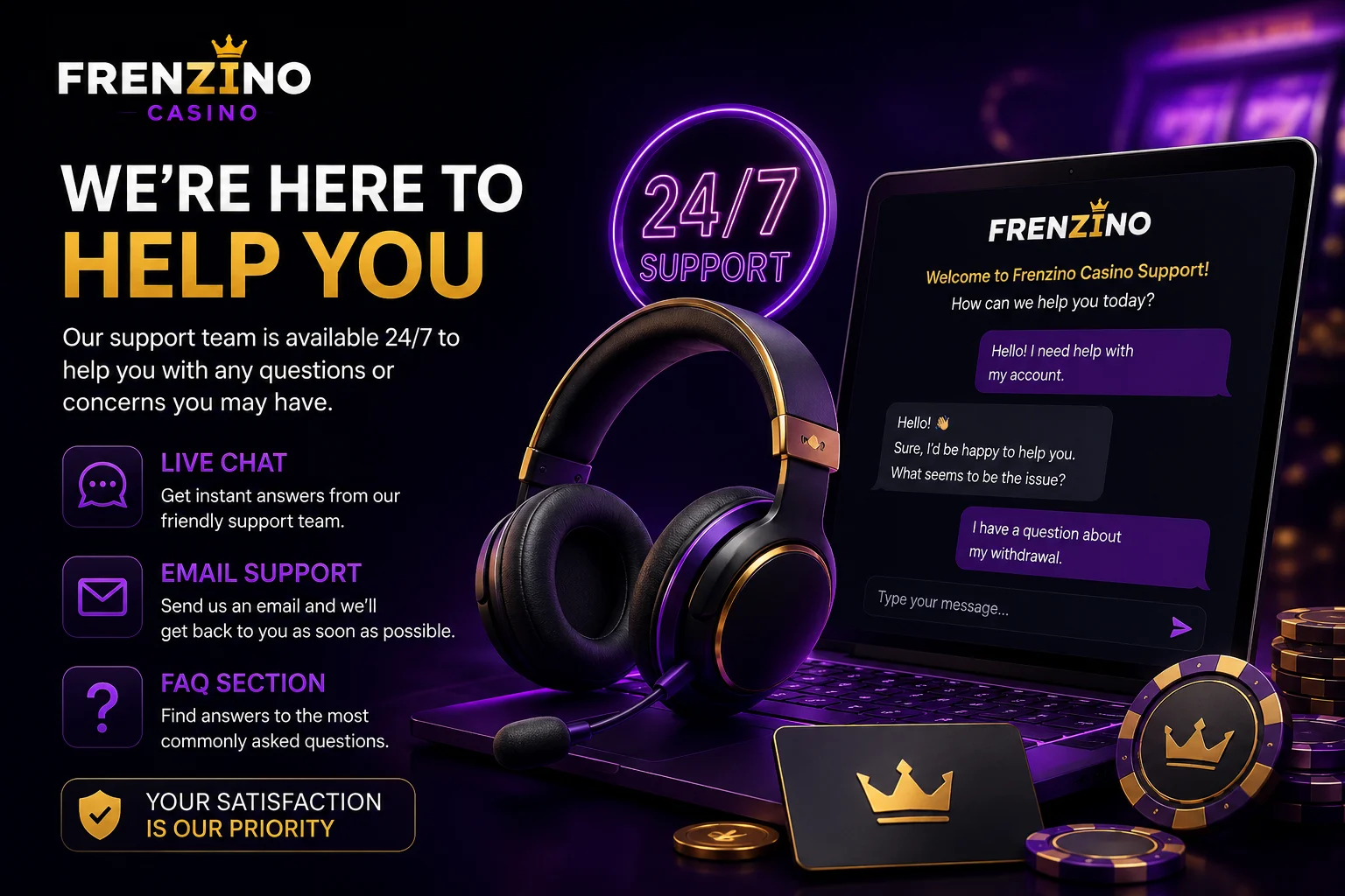 Customer Support Options